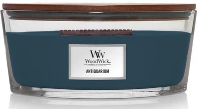 Ароматическая свеча с ароматом белого кардамона и табачных листьев Woodwick Ellipse Antiquarium 453 г