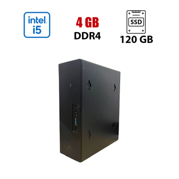 ПК Gigabyte GA-H110MSTX-HD3-ZK / Intel Core i5-7400 (4 ядра по 3.0 - 3.5 GHz) / 4 GB DDR4 / 120 GB SSD / Intel HD Graphics 630 б/у