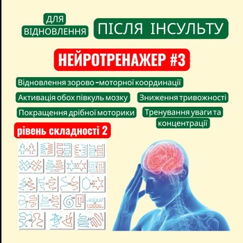 Нейротренажер для восстановления после инсульта №3 (уровень сложности 2)