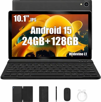 Планшет 10.1” Aumi C109 (4+20)/128Gb 8 ядер Android 15 Черный