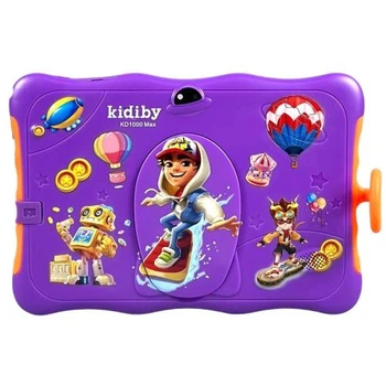 Дитячий планшет Kids Study Max Surfers Tab 7" Android14 4000mAh 8/256Gb BT Wi-Fi + чохол-підставка фіолетовий
