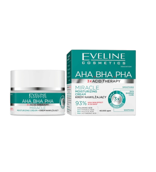 Крем для обличчя Eveline Cosmetics AHA.BHA.PHA 3xACID THERAPY зволожуючий 50 мл 4007