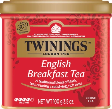 Черный чай Twinings Листовый Английский завтрак 100 г (70177029630)