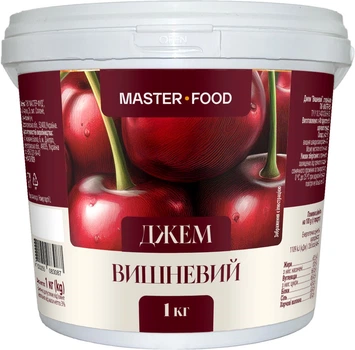 Джем пастеризований Master Food Вишневий 1 кг (4820255083087)