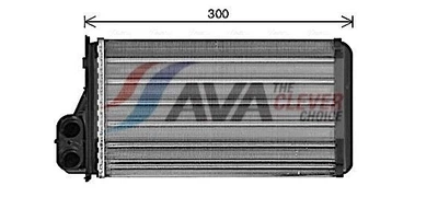 Радіатор опалювача салону AVA (DN6473)