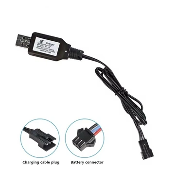 Кабель USB 7.4 вольт (3 контакта) для машинки на пульте (Коннектор 2)