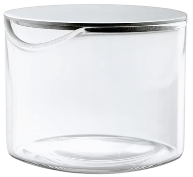 Słoiczek na dżem Blomus Basic srebrny 100 ml (4008832636196)