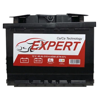 Автомобильный аккумулятор Expert (завод Westa) 60 Ah 510 А плюс слева (+/-)
