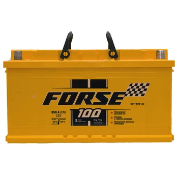 Автомобильный аккумулятор Forse 100 Аh 850 A плюс слева (+\-)