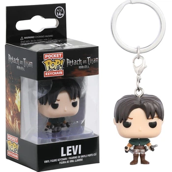 Леви Аккерман из аниме Атака Титанов Брелок Funko Pop Фанко Поп для детей (арт 15606)