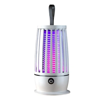 Лампа-уничтожитель комаров, мух, насекомых Voltronic Y005W, акб 1600mAh, UV-лампа 365нм