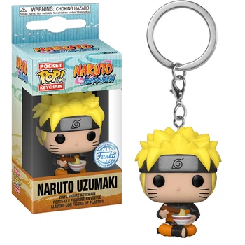 Узумакі Наруто з тарілкою рамена Брелок Funko Pop Фанко Поп для дітей (арт 15605)