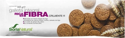 Ciastko Soria Natural Integral Fiber Rich Cookie 165 g (8422947060121)