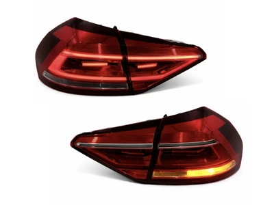 Задні LED ліхтарі Volkswagen Passat B8 USA 2015-2019 (ЖОВТИЙ ПОВОРОТНИК) для Volkswagen Passat B8 USA 2016-2019 (9764)