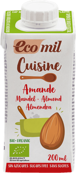 Мигдальне молоко Nutriops Ecomil Cuisine Almond Nature 200 мл (8428532192314)