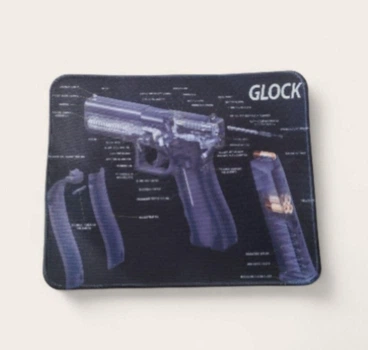 Коврик для чистки Glock цветной