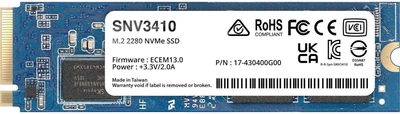 Накопитель SSD SYNOLOGY M.2 2280 400GB (SNV3410-400G) 266468