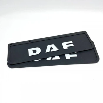 Брызговик резиновый передний DAF с объемной надписью 600х180 мм (1 сорт)