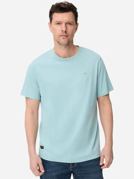 Футболка хлопковая длинная мужская Camel Active T-shirts 1/2 sleeves 409700-7T07-32 S Светло-зеленая (4063366306687)
