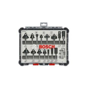 Набор фрез Bosch Professional комбинированных, 6мм, 15шт (2.607.017.471) BOSCH 2.607.017.471 984448