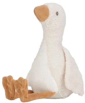 Maskotka-przytulanka Little Dutch Gąska 25 cm Newborn Naturals Biała (LD8405) (8713291884052)