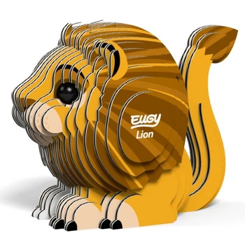 Пазл Eugy 3D Зоопарк Лев (XEG-070) Eugy XEG-070 1026191