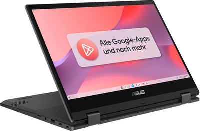 Сенсорный ноутбук 14'' ASUS Chromebook Flip CM1402FM2A MediaTek Kompanio 520 RAM 8GB eMMC 128GB 15ч батарея ChromeOS (UKR) Б/В