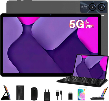 Планшет 11" Full HD Goodtel G9 8+8/256Gb 8 ядер Android 13 8600 mAh Сірий Б/В