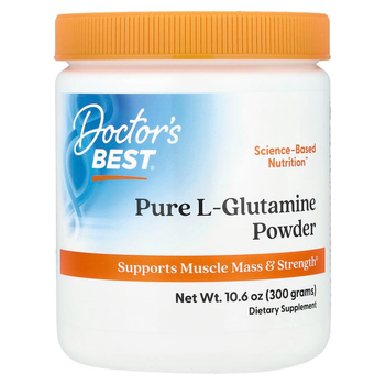 L-Глютамін у порошку Doctor's Best "Pure L-Glutamine Powder" 5000 мг (300 г)