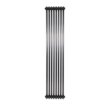 Вертикальний трубчастий радіатор Warmwell Column 2 1800×380 технолайн металік (CL318038RM)