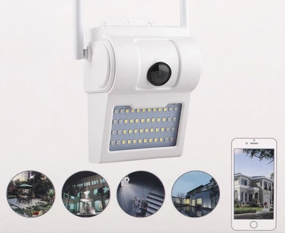 Вулична Wi-Fi камера CAMERA D2-R 1080P з IP66, нічним баченням, датчиком руху, мікрофоном, динаміком та записом на MicroSD