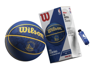 Універсальний Баскетбольний М'яч з Насосом Wilson NBA Team Tribute With Ball Pump(WZ4007802XP) 7