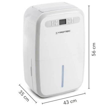 Осушувач повітря Trotec TTK 95 E до 90 м², 30 літрів