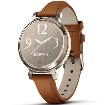 Смарт-годинник Garmin Lily 2 Classic Cream Gold/Tan Leather (010-02839-02)