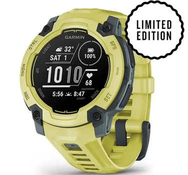 Смарт-годинник Garmin Instinct E, 45 mm, ElectricLimeBezel w/ ElectricLimeBand (010-02933-01)