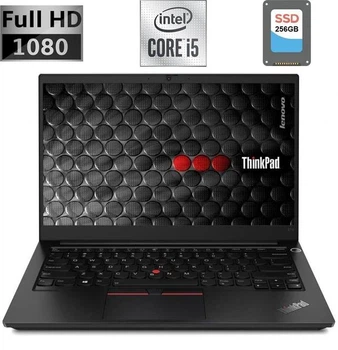 Ноутбук Lenovo ThinkPad E14 14" FHD IPS / Intel Core i5-10210U / 8GB RAM / 256GB SSD / Black / Win11Pro Уценка