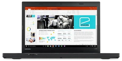Ноутбук Lenovo ThinkPad L470 14" FHD / Intel Core i3-7100U / 8GB RAM / 128GB SSD / Black / Win11Pro Refurbished
