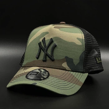 Камуфляжная кепка с сеткой New Era New York Yankees Trucker 11579473