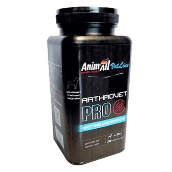 Витаминная добавка Хондропротектор для собак AnimAll VetLine Arthrovet PRO 2 г х 250 шт. (4820150205386)