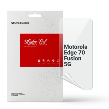 Захисна плівка для Motorola Edge 70 Fusion 5G гідрогелева ударостійка протиударна прозора бронеплівка на телефон ArmorStandart захист скла (ARM91006)