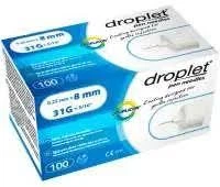 Инсулиновые иглы Droplet 8 мм 31G для инсулиновых шприц-ручек