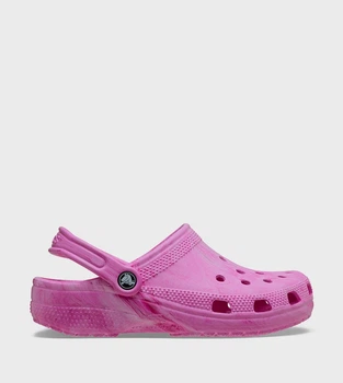 Крокси Crocs Kids Classic Watercolor Marbled Clog Pink Swirl 211602 J1-32/33-20 см