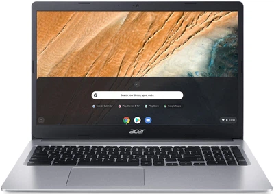 Ноутбук Acer Chromebook 315 CB315-3H-C4BQ (NX.ATDEP.003), Celeron N4020 / 15,6″ / RAM 4 ГБ / eMMC 128 ГБ / Chrome OS / Сірий