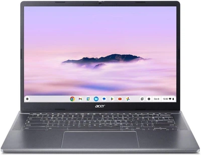 Ноутбук Acer Chromebook Plus 514 (NX.KP4EP.0042), AMD Ryzen 5 7520C / 14″ / RAM 8 ГБ LPDDR5X / SSD 512 ГБ / AMD Radeon 610M / Chrome ОС / Сірий