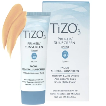TiZO Крем сонцезахисний праймер з відтінком TiZO3 Facial Primer Sunscreen Tinted SPF 40 PA+++ 50 г