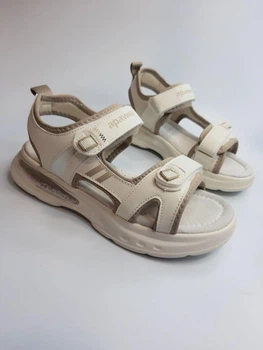 Босоніжки для дівчинки Apawwa 0403 beige беж р. 36-22,5 см
