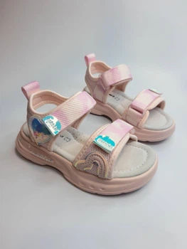 Босоножки для девочки Apawwa 0372 pink розовые р.28-18 см