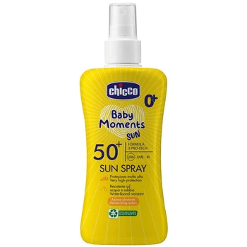 Молочко-спрей солнцезащитное Chicco Baby Moments SUN, SPF 50+, 150 мл (12726.00)
