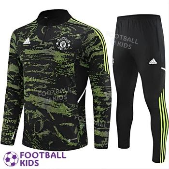 Дитячий футбольний костюм Манчестер Юнайтед 2023-2024 Black/Green Camo 125-135 см (3519-4)