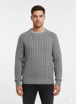 Джемпер H&M S Серый 31-0495